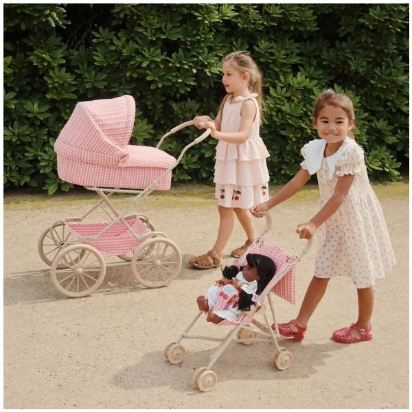 Poussette Canne - Carreaux Bubblegum