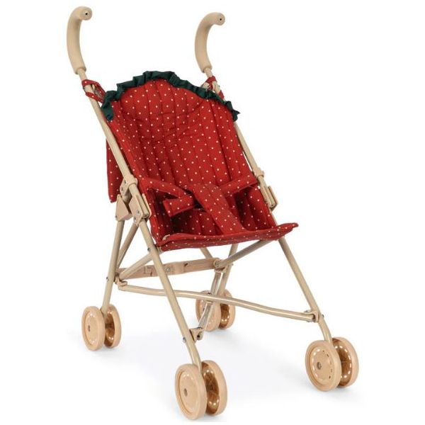 Poussette Canne - Pois Fraise