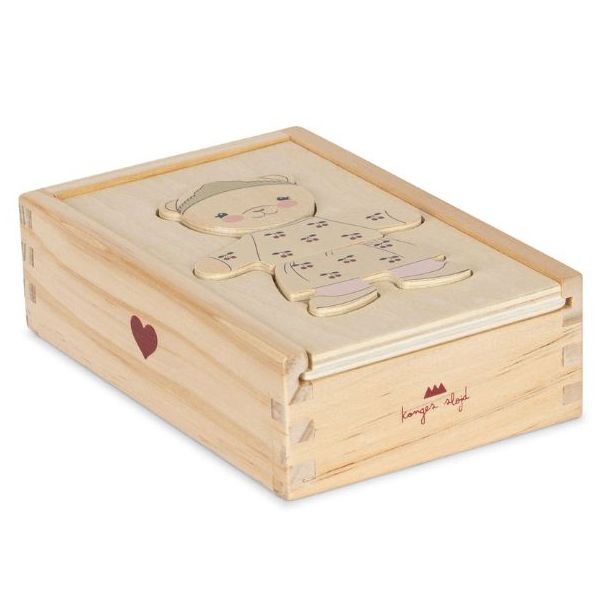 Puzzle d’habillage d’oursons - Rose