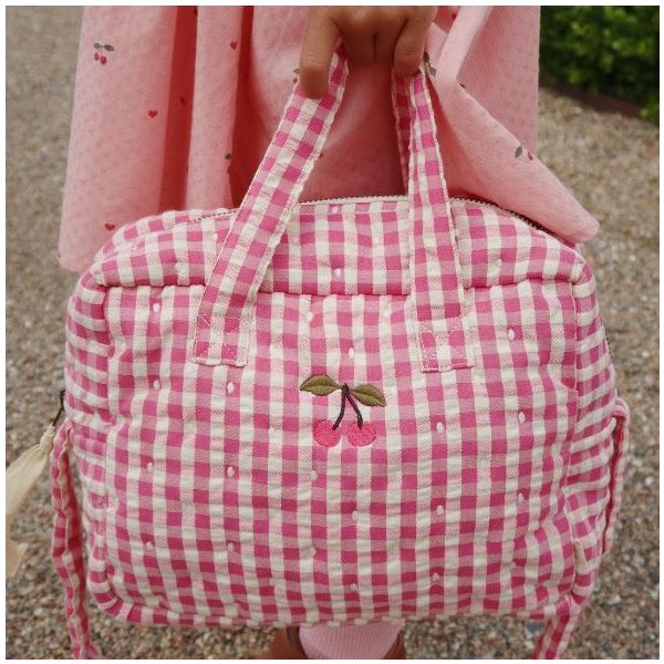 Sac à langer pour poupée - Carreaux Bubblegum