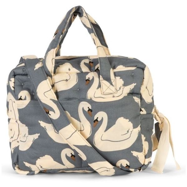 Puppen-Wickeltasche - Schwäne