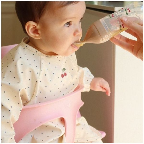 2 Pack Bib w/ Sleeves - Navy Dots / Rain Washed