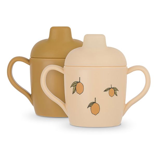 Set de 2 tasses bébé - Citrons