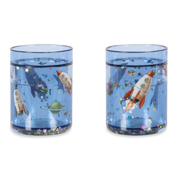 2 Pack Glitter Cups - Outer Space