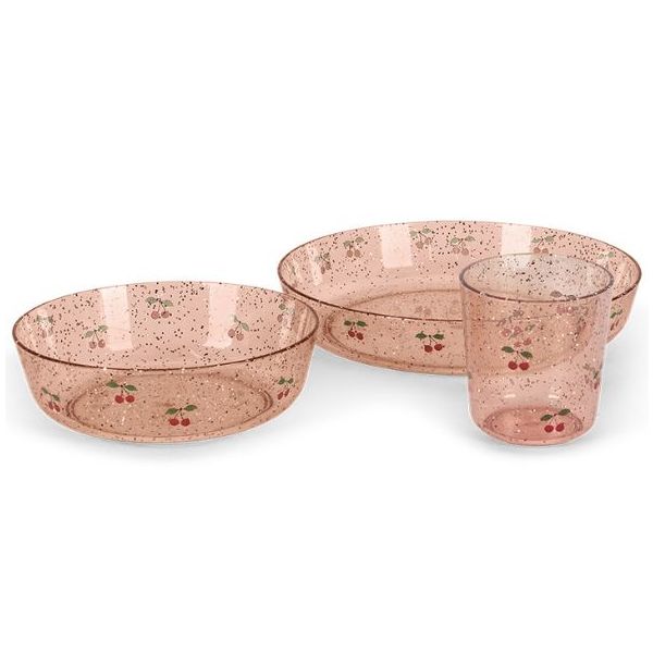Sparkly Dinner Set - Cherry