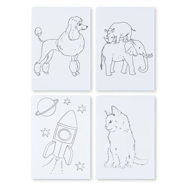 Window Paint Set with Illustrations