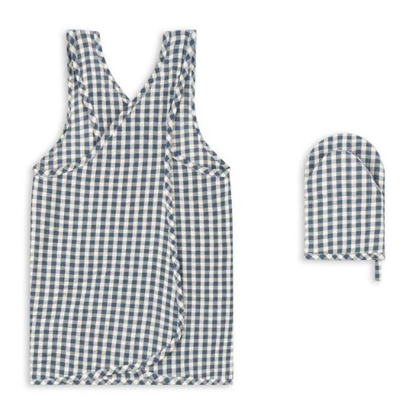 Tablier enfant et gant de cuisine - Citron
