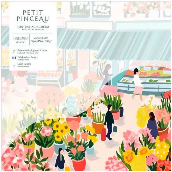 Peinture au numéro - Flower Market