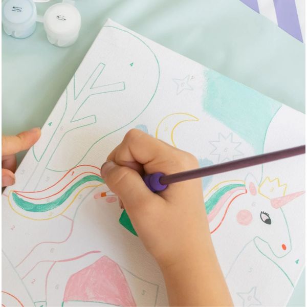 Paint by Numbers - Unicorn and Little Bird