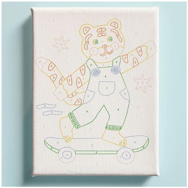 Peinture au numéro - Titi Skate