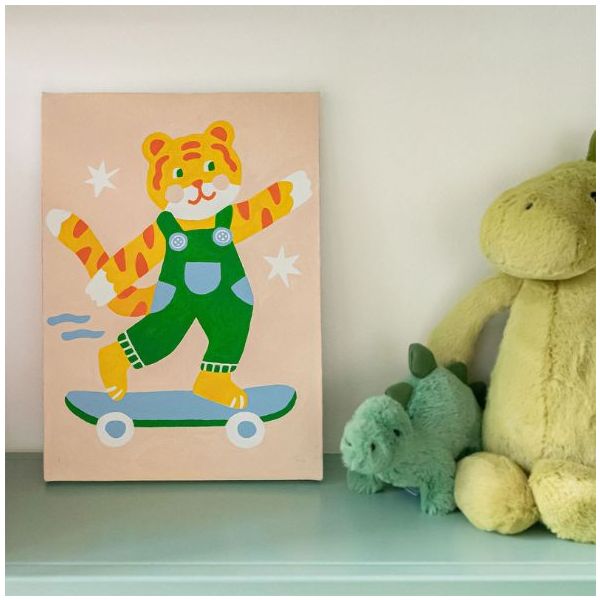 Peinture au numéro - Titi Skate