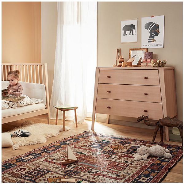 Linea 3 Drawer Dresser - Beech
