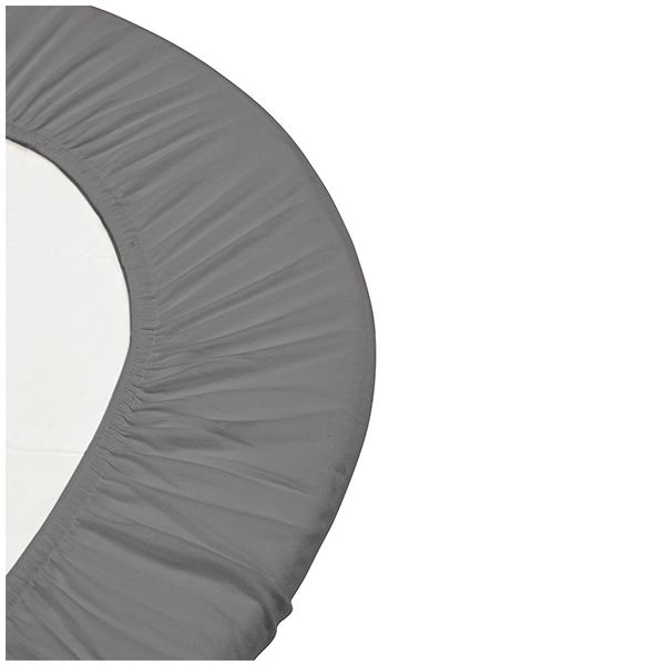 Set of 2 fitted sheets 60 x 120 - Cool Grey