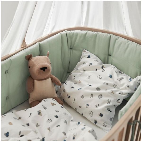 Tour de lit pour lit bébé Classic - Vert Sauge