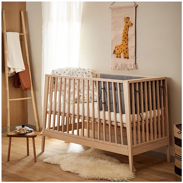 Bumper for Linea & Luna Cot - Cool Grey