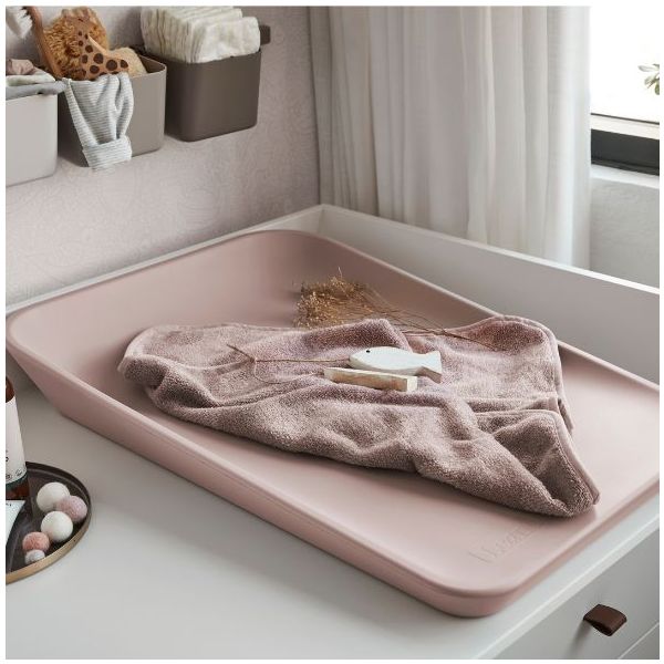 Topper pour matelas à langer - Bois de Rose