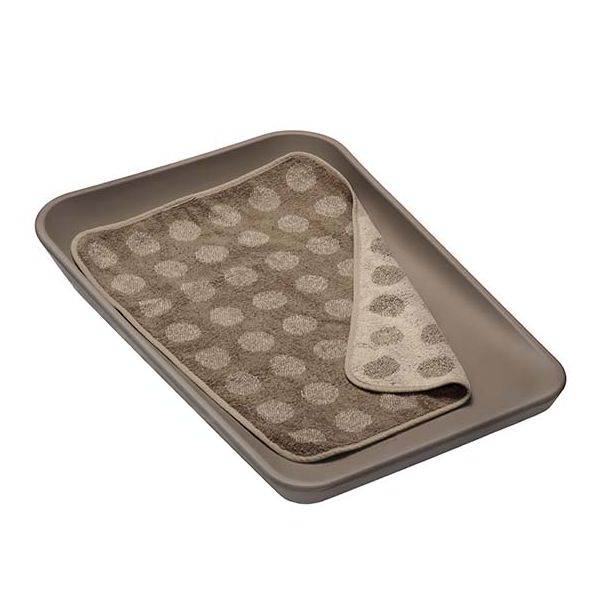 Topper pour matelas à langer - Mocca