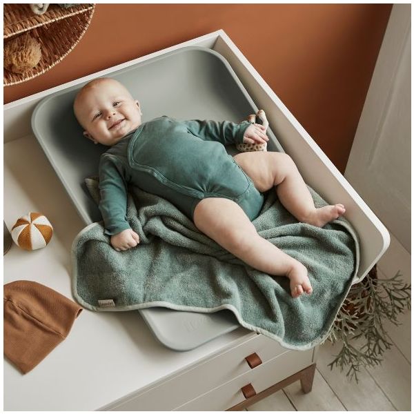 Topper pour matelas à langer - Vert Sauge