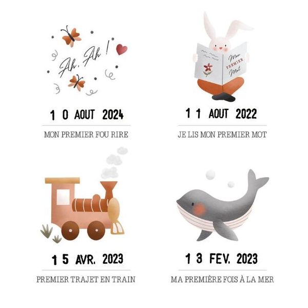 Affiche Mes premières fois - Atelier Oranger - Français