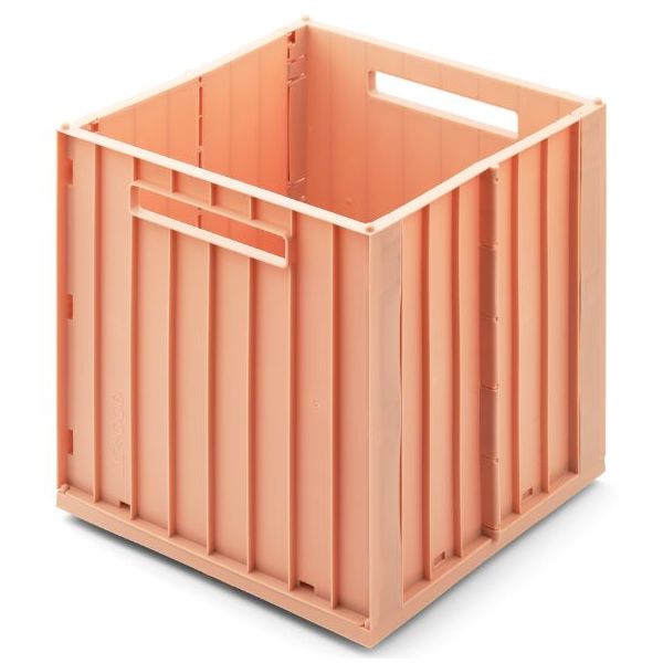 Boîte de rangement Elijah avec couvercle - Rose