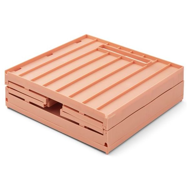 Boîte de rangement Elijah avec couvercle - Rose