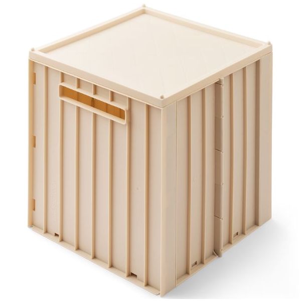 Boîte de rangement Elijah avec couvercle - Sable