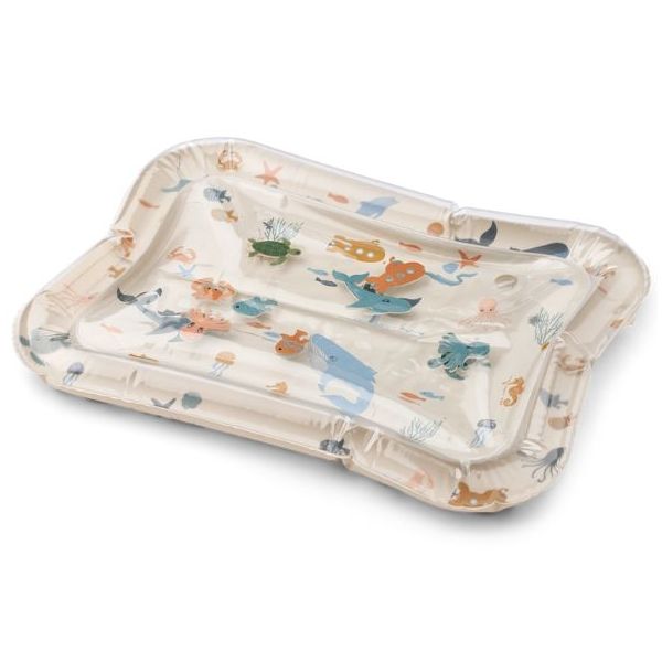 Tapis d'éveil sensoriel gonflable Elin - Animaux Marins