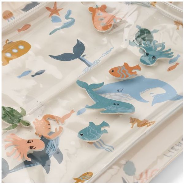 Tapis d'éveil sensoriel gonflable Elin - Animaux Marins