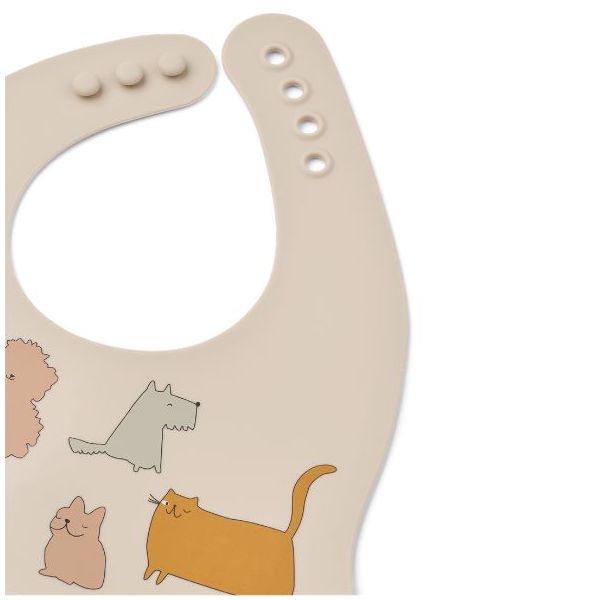 Set de 2 bavoirs en silicone Ember - Chats & Chiens