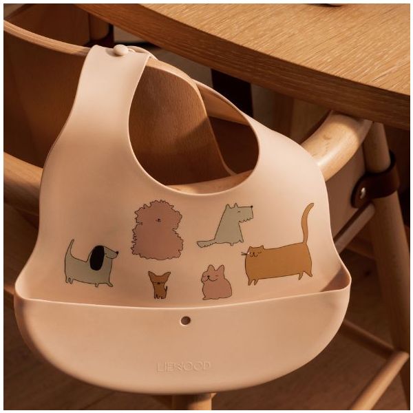 Set de 2 bavoirs en silicone Ember - Chats & Chiens