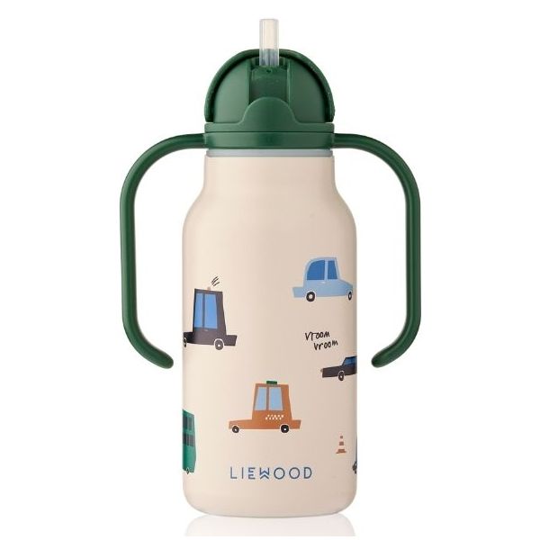 Gourde en métal avec poignées Kimmie (250 ml) - Voitures