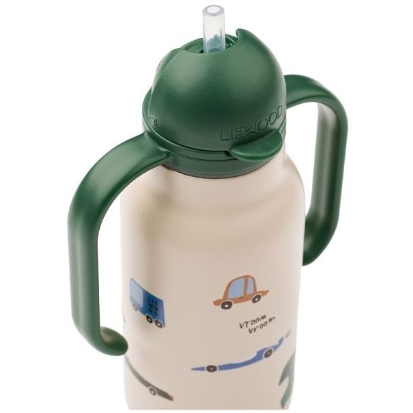 Gourde en métal avec poignées Kimmie (250 ml) - Voitures