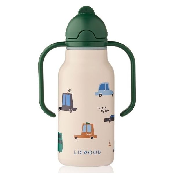 Gourde en métal avec poignées Kimmie (250 ml) - Voitures