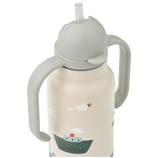 Kimmie Water Bottle with Handles - Sailing