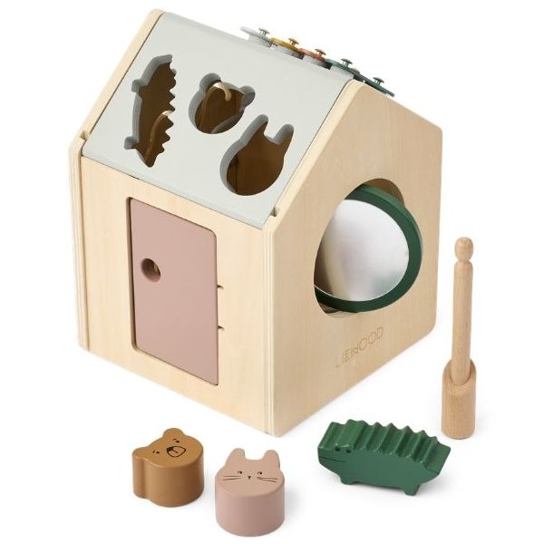 Cube d'activités en bois Lucas