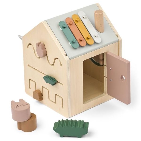 Cube d'activités en bois Lucas