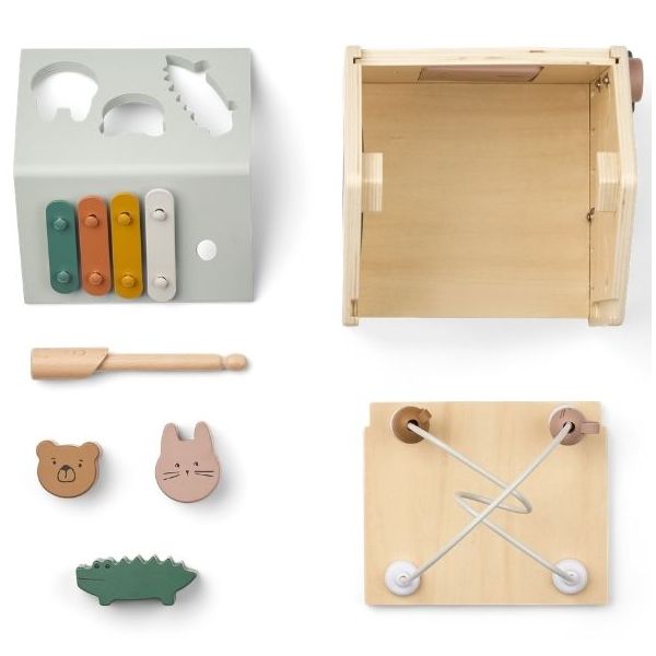 Cube d'activités en bois Lucas