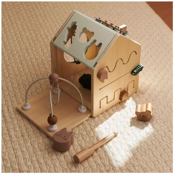 Cube d'activités en bois Lucas