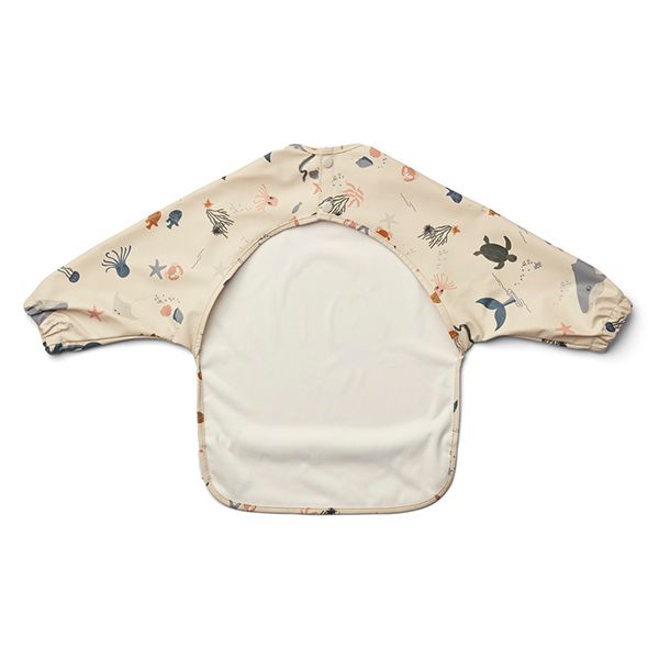 Bavoir manches longues Merle - Animaux Marins