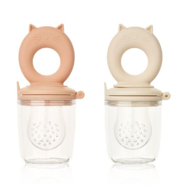 Set de 2 tétines grignoteuses Miranda - Rose / Apple Blossom