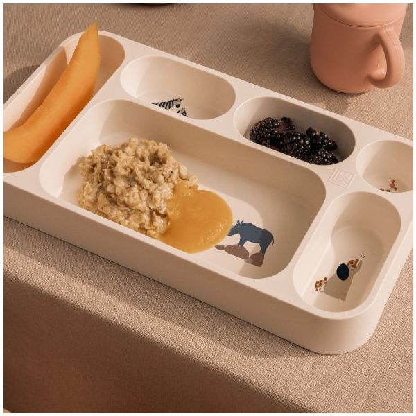 Assiette à compartiments Mosu - Animaux