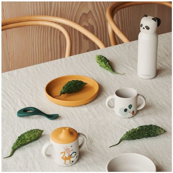 Tasse d'apprentissage en silicone Neil - Around the World