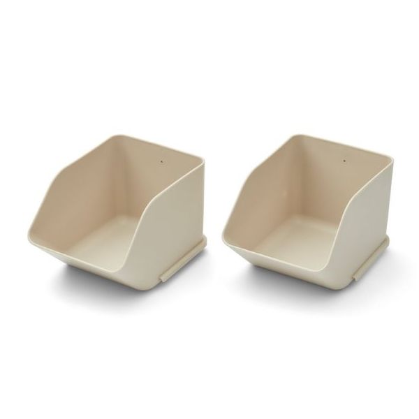 Set de 2 organiseurs de bureau Rosemary - S - Sable