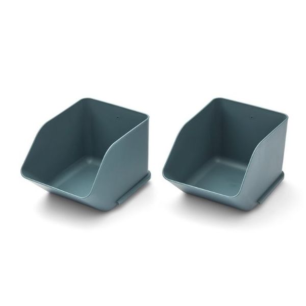 Set de 2 organiseurs de bureau Rosemary - S - Bleu