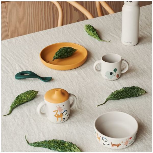 Set de vaisselle silicone Vivi - Around the World