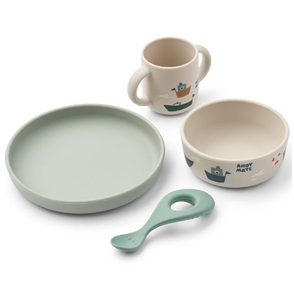 Vivi Silicone Dish Set - Sailing