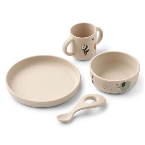 Set de vaisselle silicone Vivi - Cirque