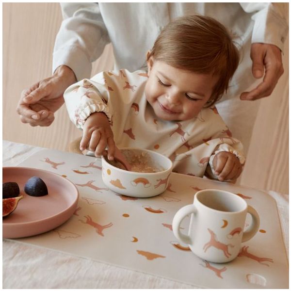 Set de vaisselle silicone Vivi - Rêve
