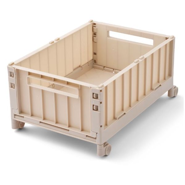 Boîte de rangement Weston avec roulettes - L - Sable