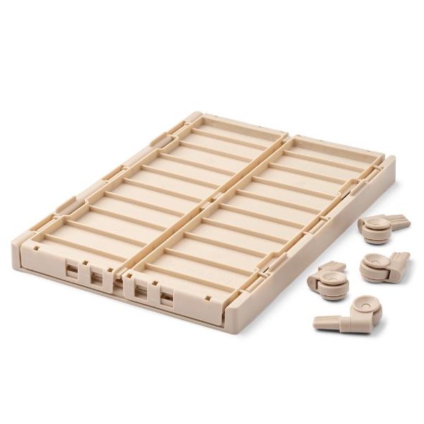 Boîte de rangement Weston avec roulettes - L - Sable